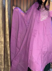 Party Wear Pure Cotton Suit Set