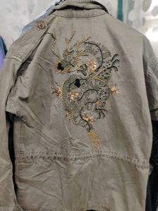 Coster Blue Military Style Jacket