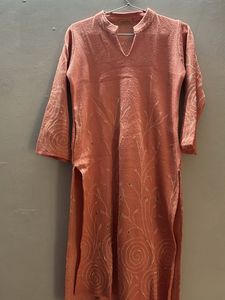 Elegant Peach Kurta