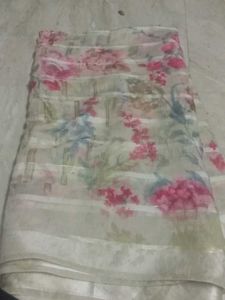 Floral Print Saree