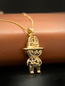 18k Gold Labubu Doll Nacklace
