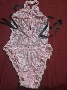 Pink Lace Teddy
