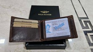 WILD HUNTER LEATHER WALLET ( COFFEE CRUNCH )