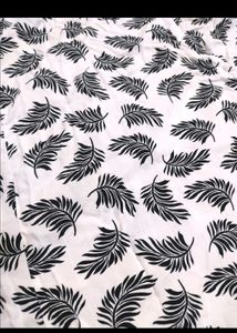 Leaf Print Casual Dress