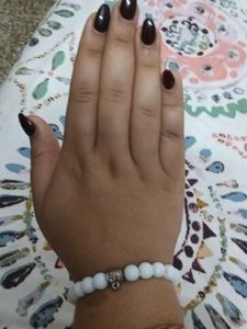 White Beaded Bracelet