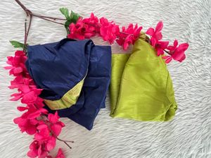 Boy Green & Blue Dhoti Set