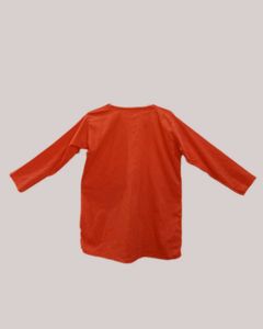 Coral Button-Detail Top