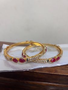 CZ Bangles Set Of 6