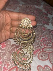 Gold Long Earring