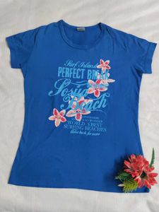 Blue Graphic Tee