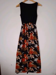 Black Printed Dress (Women)