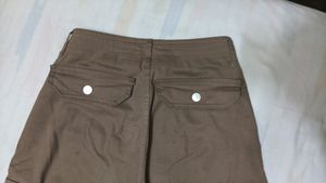 Beige Cargo Pants