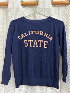 H&M navy blue top