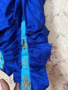 Teal Embroidered Indian Kurti