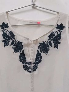 Embroidered Tank Top