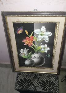 Beautiful 3d Wall Flower Painting
