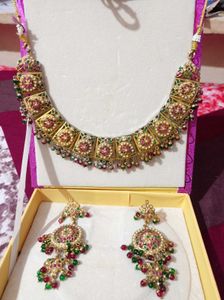 Luxury Kundan Necklace Set✨