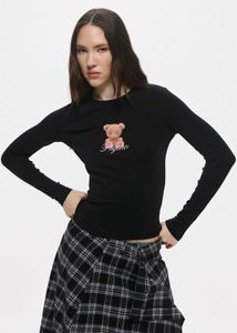 Cute Bear Graphic Top