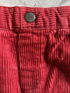UNiQLO Stylish Red Corduroy Mini Skirt &amp;Top