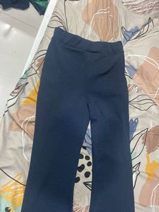 Navy Blue Flared Pants