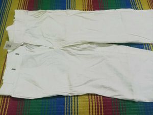 Khaki White Pant