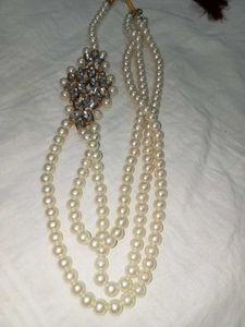 Crystal &amp; Pearl Choker