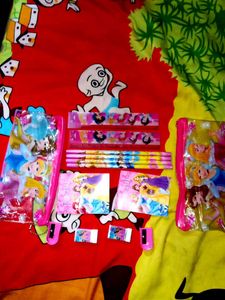2 Transparent Barbie Pencil Kit Pouc