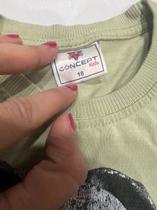 Green Tshirt For Kids