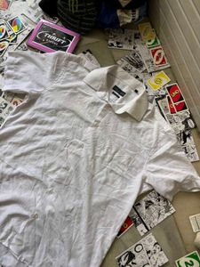 Vintage White Short Sleeve Shirt
