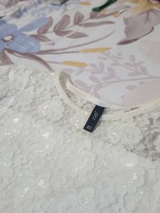 Elegant White Lace Mini Dress