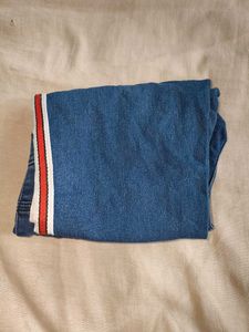 Blue Denim Capri Women
