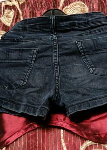 Dark Denim Shorts🩶
