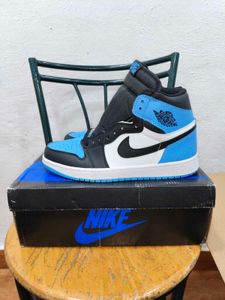 NIKE AIR JORDAN 1'S RETRO HIGH "UNC TOE" UK7.5