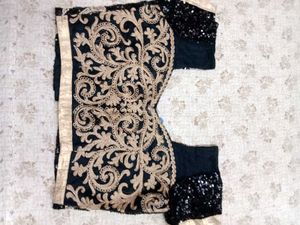 Black Colour Full Sequence Blouse