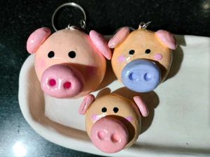 Cute Piggy Keychains