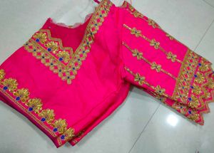 Pink Embellished Blouse