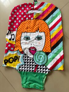 Funky Pop Art suitcase cover