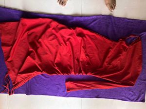 Elegant Red Midi Dress