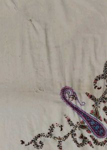 Used Embroidery Bedsheet Size - 105&#34; x 90&#34;