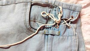 Blue Denim High Waist Jeans👖