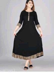 Elegant Black Kurta