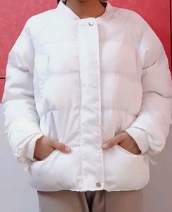 White Puffer Jacket 💕💥price Drop