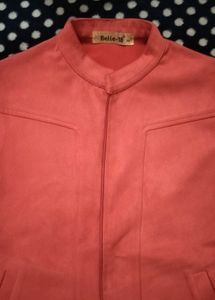 Coral Bomber Jacket