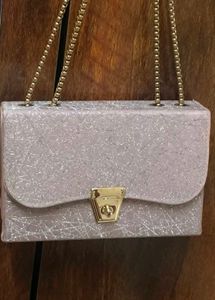 Sparkling Silver Clutch