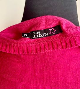 Alcott Pink V-Neck Long Sleeve Pullover