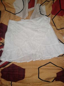 White Mini Skirt