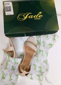 Beige/Nude Stiletto Heels (3 Inches)