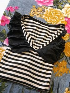 Striped Top w/ Collar