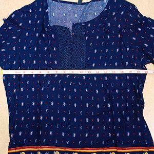 🛍️ Blue Printed Top ⭐⭐⭐⭐