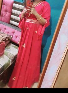 Red Gown For Party Wear